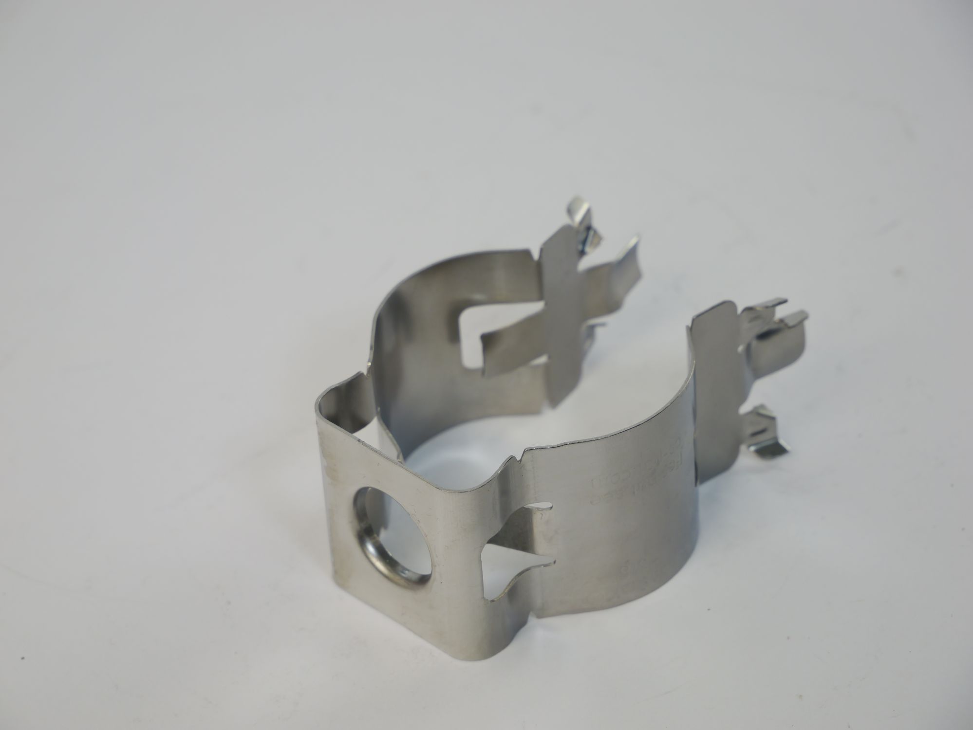 SUS301 Stainless Steel Stamping Forming and Polishing Exhaust Pipe Bracket (5)